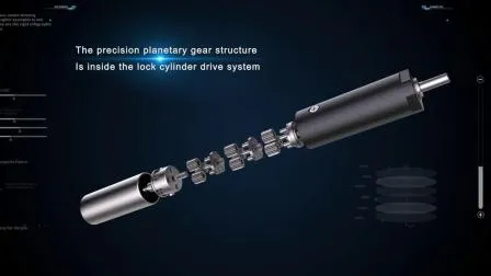 Mini motor de engranaje Micro DC para motor de actuador de cerradura de puerta de coche