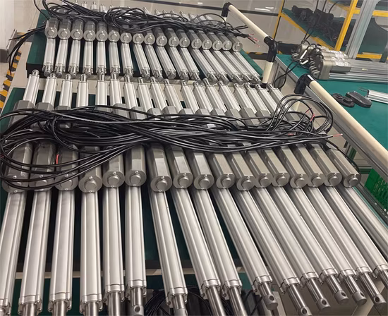 Actuador lineal eléctrico tubular de 24 voltios con motor CC a la venta