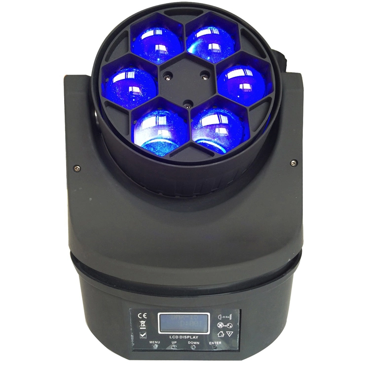 6X15W 4in1 RGBW Mini Bee Eye Moving Head Beam Stage Ligthing for DJ KTV Nighticlubs Party